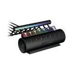 Streamplify HUB CTRL 7 7-Port RGB USB Hub 2.0A USB Port fast Charging Black