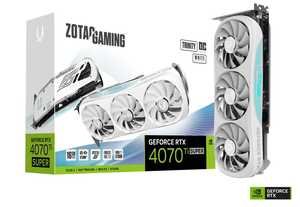 ZOTAC RTX 4070 Ti SUPER TRINITY OC WHITE ED 16GB Graphics Card