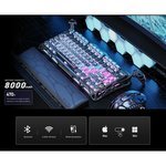 GravaStar Mercury K1 Pro 75% Galaxy Black Wireless Mechanical Gaming Keyboard