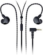 Razer Moray Ergonomic In-ear Monitor Earphones, Hybrid (Dynamic + Balanced Armature) Drivers, Detachable Y Type MMCX Cable, Passive Noise Isolation, Black | RZ12-04450100-R3M1