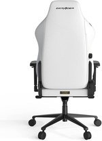 DXRacer Craft Pro Classic Gaming Chair, Alumnum Base, High-Density Memory Foam, Adjustable Memory/Recline, 4D Armrests, Multi-fun Tilt, 2.36" Caster, Class 4 Hydraulics, White | CRA-PR001-W-H1