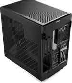 HYTE Y60 Modern Aesthetic Mid-Tower ATX Gaming PC Case, Panoramic Tempered Glass Design, Dual Chamber, 360mm Radiator Support, 3 Pre-installed 120mm Fans, PCIE 4.0 Cable, Black/Black | CS-HYTE-Y60-B