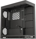 HAVN HS 420 E-ATX Mid Tower Base Edition Computer Case, Up To 420mm Radiators, 11x Fan Support, SGCC Sheet Metal, Tempered Glass, ABS, Zinc Alloy, NdFeB Magnets, Black | HVN-CA-HS420-06