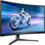 Philips Evnia 5000 Gaming Curved Monitor, 27" QHD VA LCD Display, Up to 240Hz Refresh Rate, 0.5ms (MPRT) Response Time, AMD FreeSync Premium Pro Technology, SmartImage Game, Black | 27M2C5500W/00