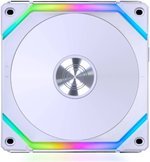 Lian-Li UNI FAN SL120 V2 Revolutionized Daisy-Chain ARGB Fan, Modular 120mm Fans, Up to 2000 RPM Fan Speed, 64.5 CFM Airflow, Sophisticate Lighting Effects, 1 Pack, White | G99.12SLV21W.00