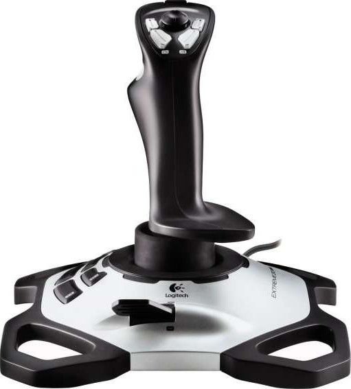 Logitech Extreme 3D PRO Joystick, 12 Programmable Buttons, 8-Way Hat Switch, Rapid-Fire Trigger, Contoured Grip, For PC Only, Black | 942-000031