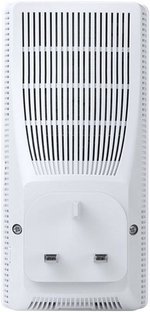 ASUS RP-AX58 AX3000 WiFi 6 Range Extender, AiMesh, 3000 Mbps, 1x RJ45 LAN, UK Plug, White | 90IG07C0-MU0C10