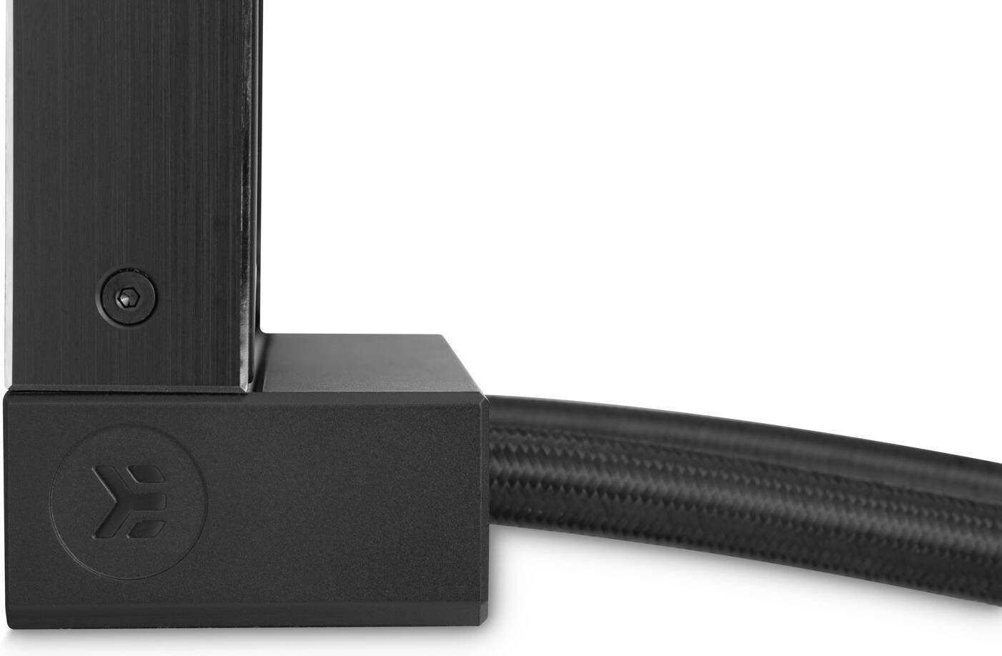 EKWB EK-Nucleus AIO CR240 Lux D-RGB Liquid CPU Cooler, 240mm Radiator, 120 mm D-RGB Daisy-chainable Fans, 550 - 2300 RPM Fan Speed, 72 CFM Air Flow, Applicable for AMD / Intel, Black | 3831109851678