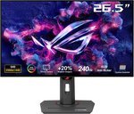 ASUS ROG Strix OLED XG27AQDMG Gaming Monitor, 27" QHD WOLED Display, 240Hz Refresh Rate, 0.03ms (GtG) Response Time, FreeSync Premium & G-SYNC Compatible, Black | 90LM0AH0-B01A70