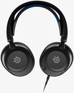  SteelSeries Arctis Nova 1P Multi-System Gaming Headset, Hi-Fi Drivers, 360Â° Spatial Audio, AirWeave Memory Foam Ear Cushions, Lightweight, PS5, PS4, PC, Xbox, Black | 61611 Model: 61611