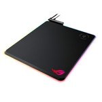ASUSROG Balteus Qi Vertical Gaming Mouse Pad with Wireless Qi Charging Zone, Hard Micro-Textured Gaming Surface, USB Pass-Through, Aura Sync RGB Lighting and Non-Slip Base (12.6â€ X 14.6â€)