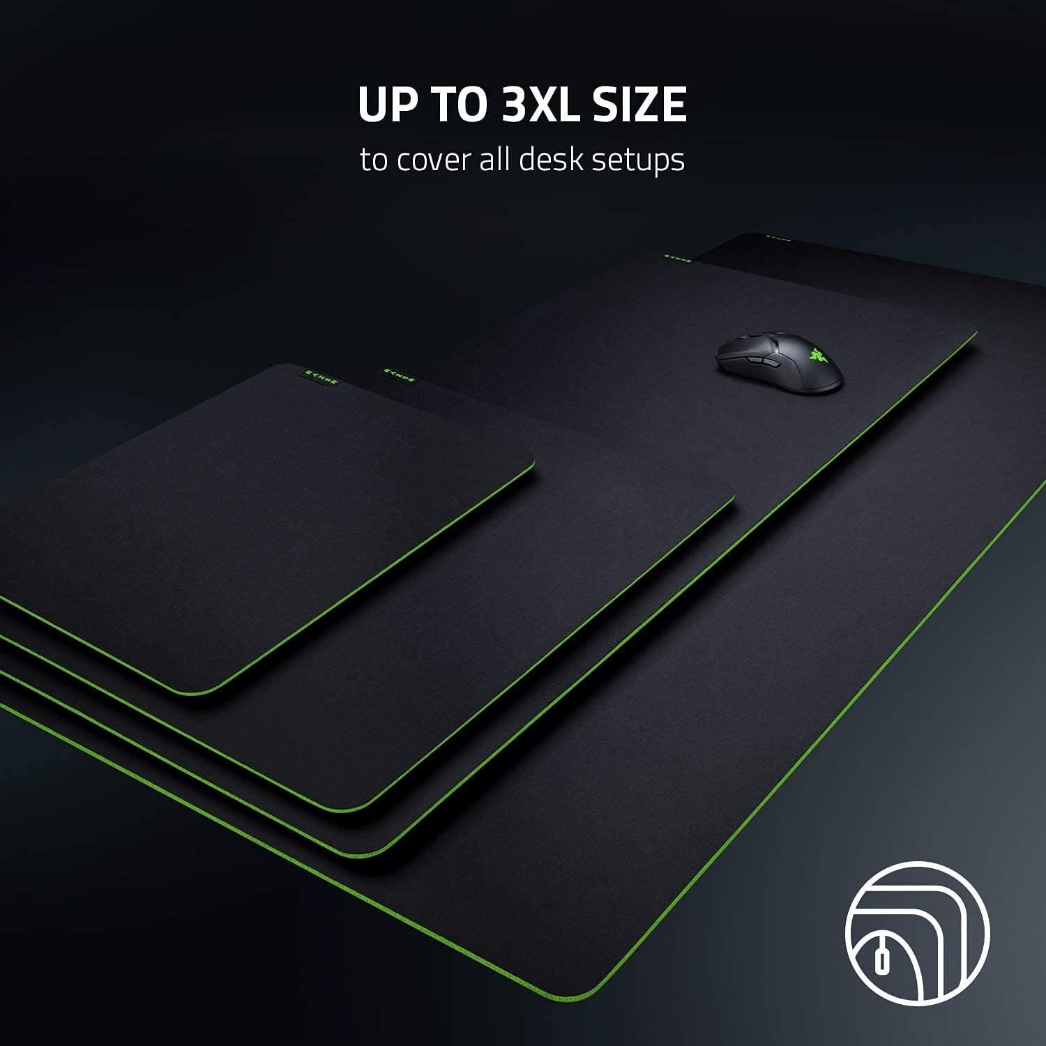  Razer GigantUS V2 Cloth Gaming MoUSe Pad (XXL): Thick, High-Density Foam - Non-Slip Base, Classic Black - Rz02-03330400-R3M1