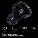  SteelSeries Arctis GameBudsâ„¢ for PlayStation - Wireless Gaming Earbuds - 2.4GHz + BT 5.3 - ANC/Transparency - IP55 Water Resistant - 40H Battery - Wireless.