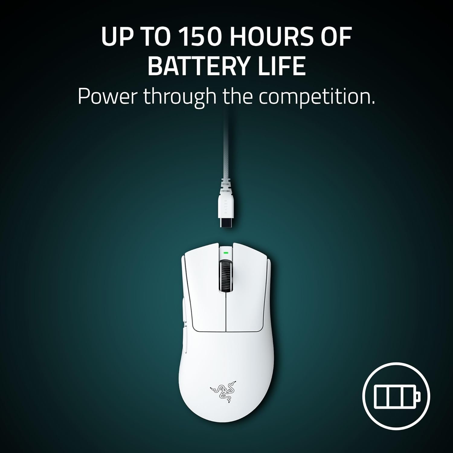 Razer DeathAdder V4 Pro Wireless Gaming Mouse: 56g Lightweight - HyperSpeed Wireless Gen-2 - Optical Scroll Wheel - Optical Switches Gen-4 - Focus Pro 45K..
