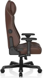 DXRacer 1238S Master Series Gaming Chair, Microfiber Leather, 4D Armrests, Multi-functional Tilt, 3" Casters, High Density Mold Shaping Foam, 220lbs Recommended Weight, Brown | DMC-I238S-C-A3