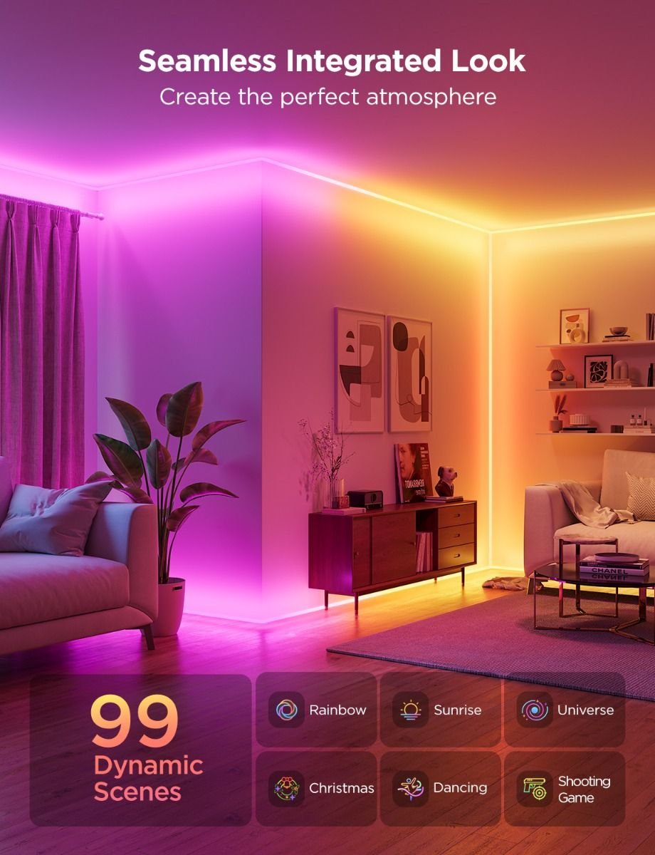 Govee Neon Rope Light for Wall Lining 5M