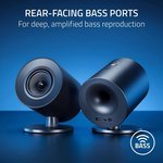 Razer Nommo V2 X Full-Range 2.0 PC Gaming Speakers, 2 x 3â€ Full-range Drivers, Custom 10-Band EQ, Bluetooth Connection, USB Type C to USB Type A, THX Spatial Audio, Black | RZ05-04760100-R3G1v