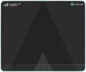 ASUS ROG Hone Ace Aim Lab Edition Gaming Mouse Pad, 508 X 420 x 3 mm, Large Size, Soft, Hybrid Cloth Material, Non-Slip Rubber Base, Esports & FPS Gaming, Black | 90MP0380-BPUA00