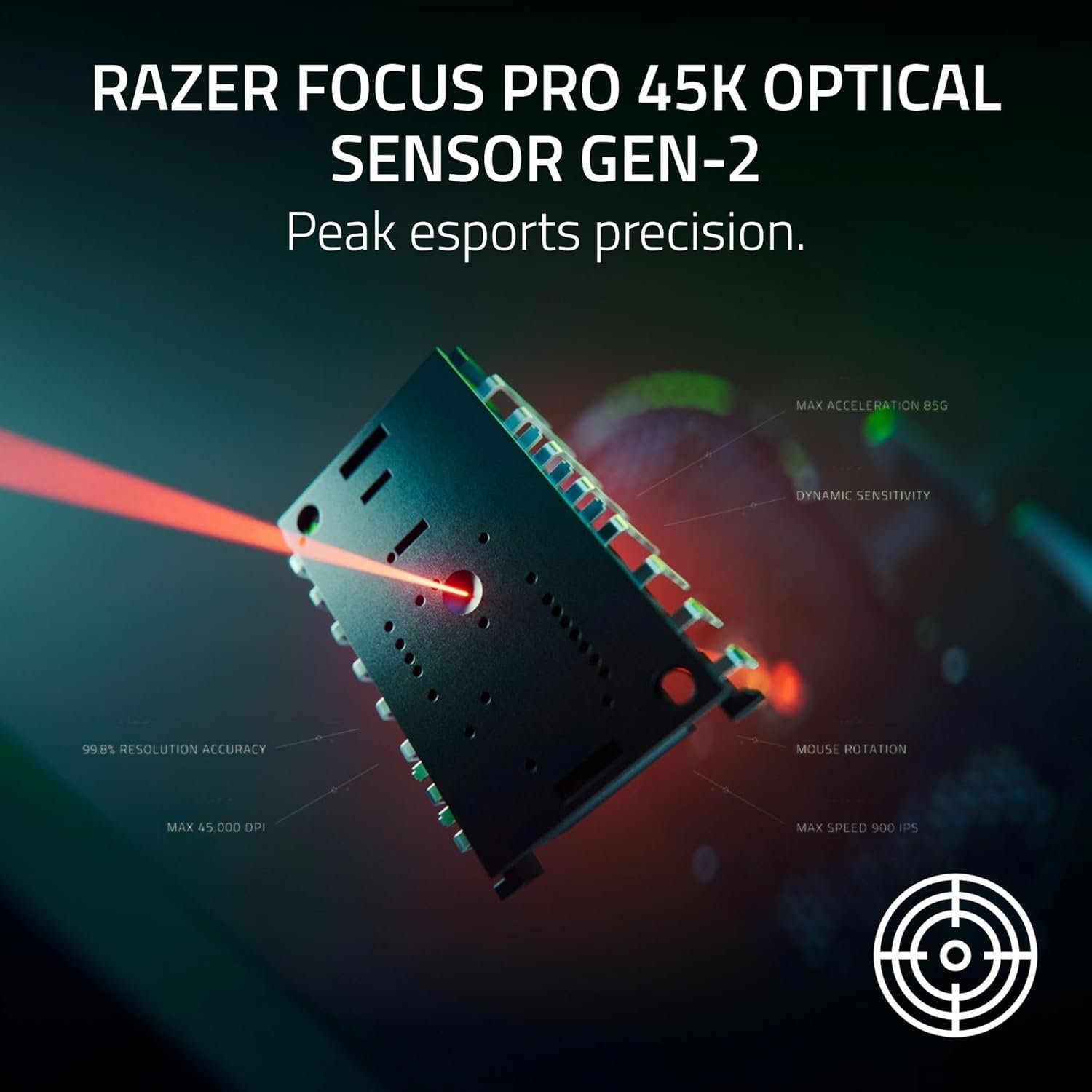 Razer DeathAdder V4 Pro Wireless Gaming Mouse: 56g Lightweight - HyperSpeed Wireless Gen-2 - Optical Scroll Wheel - Optical Switches Gen-4 - Focus Pro 45K..