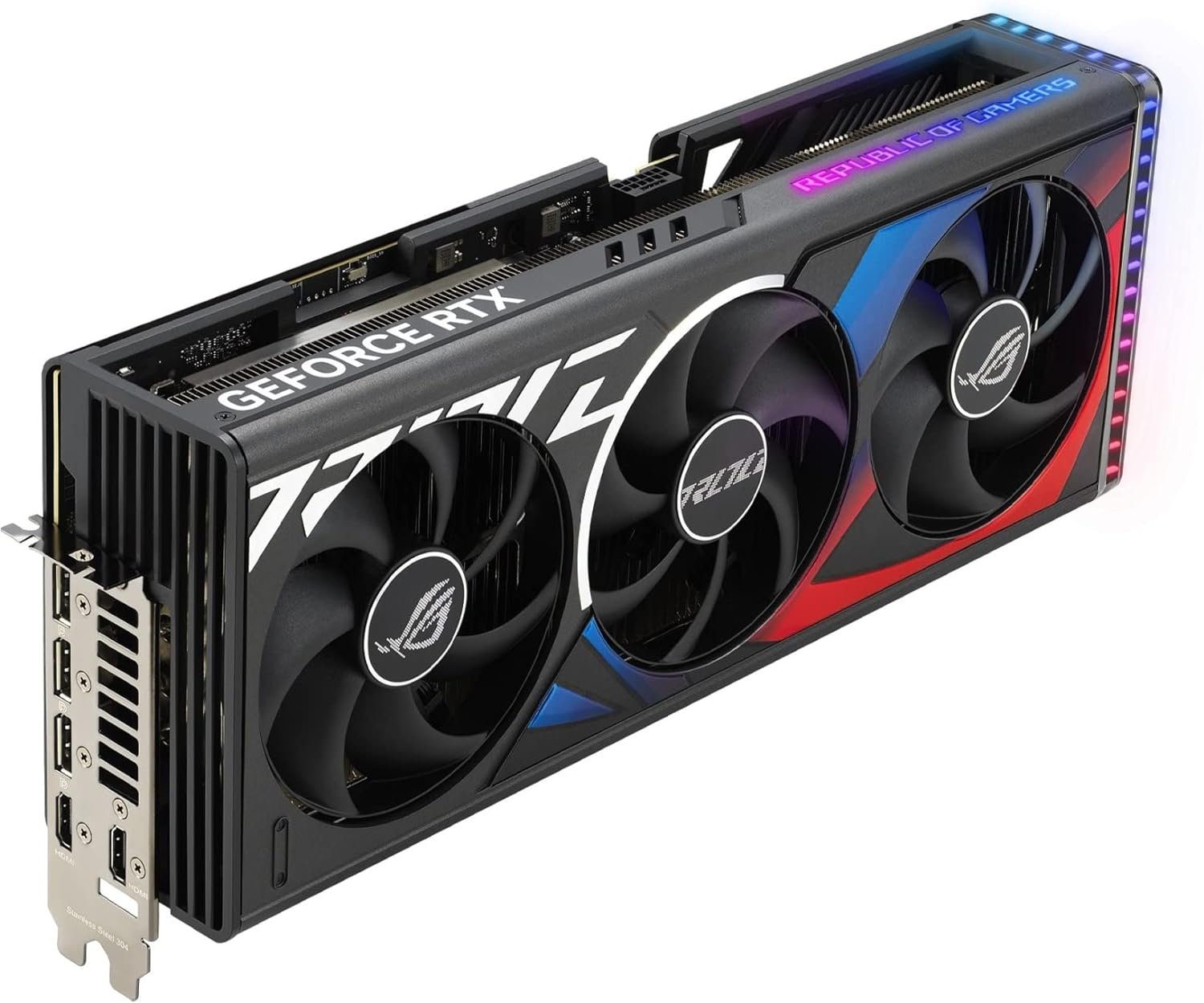  ASUS ROG Strix GeForce RTXÂ® 4090 OC Edition Gaming Graphics Card (PCIe 4.0, 24GB GDDR6X, HDMI 2.1a, DisplayPort 1.4a)