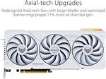 ASUS TUF Gaming GeForce RTX 4070 Ti White 12GB GDDR6X OC Edition Gaming Graphics Card White (NVIDIA GeForce RTX4070Ti DLSS 3, PCIe 4.0, 2X HDMI 2.1, 3X...