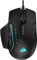CORSAIR GLAIVE RGB PRO, Comfort FPS/MOBA 18000 DPI, Optical