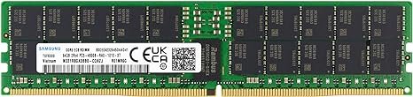 Samsung 64GB DDR5 4800MHz PC5-38400 ECC RDIMM 2Rx4 (EC8 10x4) Dual Rank 1.1V Registered DIMM 288-Pin Server RAM Memory M321R8GA0BB0-CQK