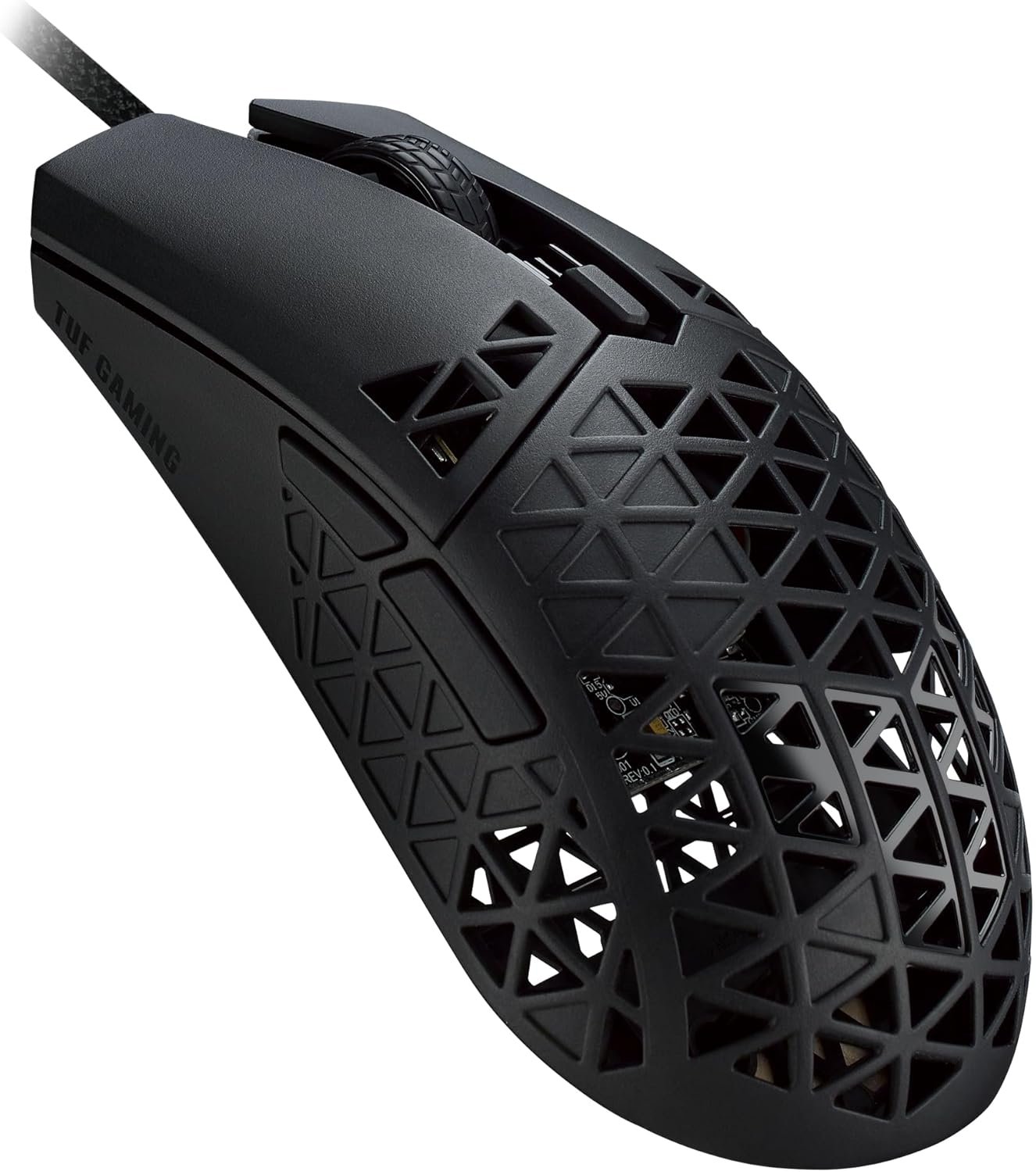 ASUS TUF Gaming M4 Air Wired Gaming Mouse, 16,000 DPI Sensor, 6 Programmable Buttons, Ultralight Air Shell, IPX6 water resistance, ASUS Antibacterial Guard