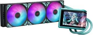ASUS ROG RYUO IV 360 ARGB Hatsune Miku Edition Liquid CPU Cooler, 6.67" AMOLED Display, 360mm Radiator, 3x 120mm MF-12C aRGB Fans, 2650 RPM Speed, 71.44 CFM Fan Airflow | 90RC01P1-B0EAY0