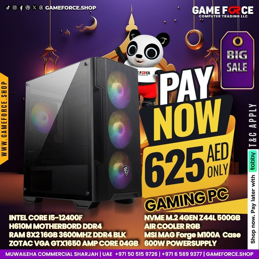 GAMING PC INTEL CORE I5-12400F