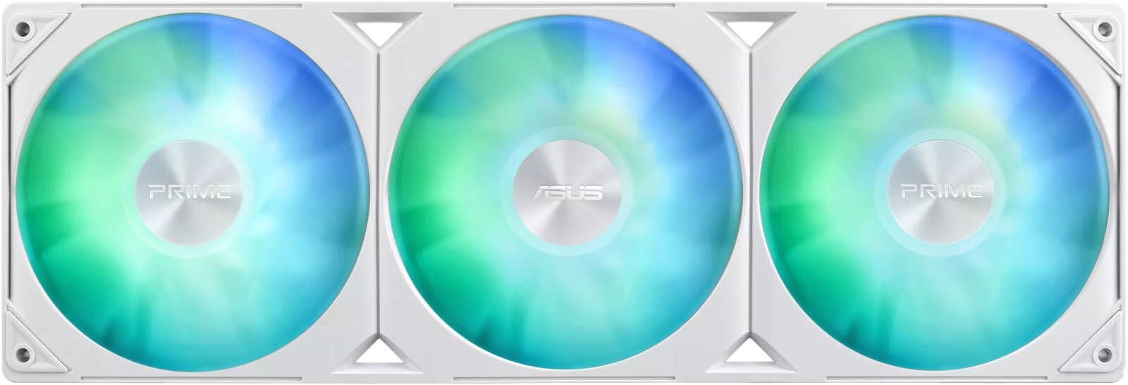 ASUS Prime LC 360 aRGB Liquid CPU Cooler, 360mm Radiator, 3x PRIME LC 36025 Integrated Fan, 2200 RPM Fan Speed, 75.7 CFM Airflow, 400mm Sleeved Rubber, White | 90RC0102-B0EAY0