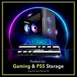  Addlink G55H 1TB PCIe Gen5 NVMe M.2 SSD with Heatsink - Up to 10,200 MB/s - Game Ready - Internal Solid State Drive - Compatible with PCs and PS5 (ad1TBG55HM2P)