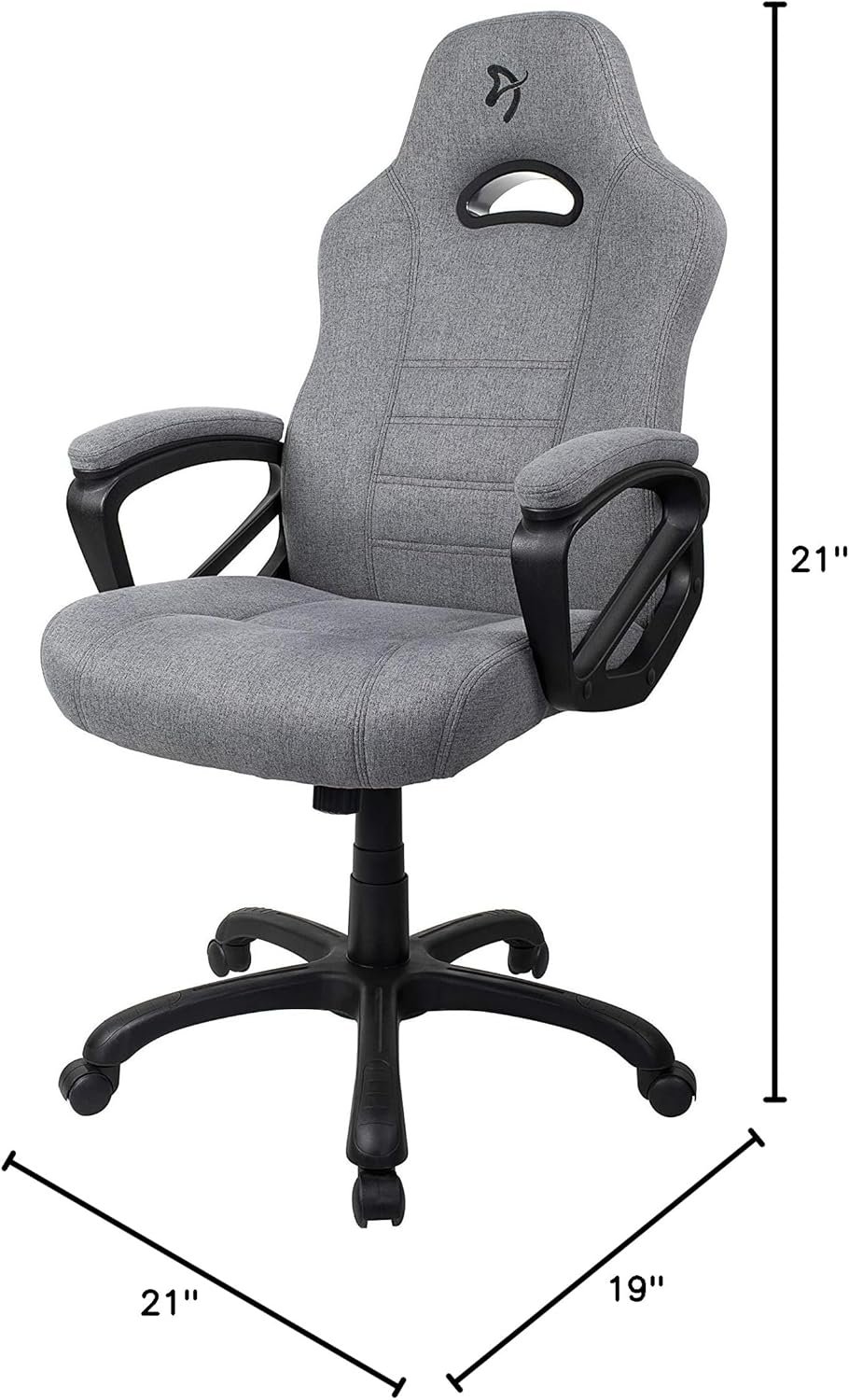 AROZZI Gaming Chair Enzo Woven Fabric Grey