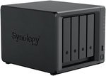 Synology DiskStation DS423+ 4-Bay NAS Enclosure, Intel Celeron J4125 2.7GHz, 4 3.5"/2.5" Drive Bays, 2x RJ45 Lan Ports, 2x USB 3.2 Ports, Black | DS423+