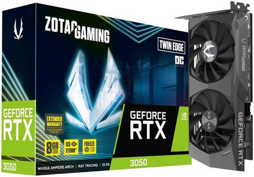 ZOTAC VGA RTX3050 TWIN EDGE ECO 8GB