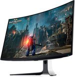 DELL Alienware 32" 4K QD-OLED Curved Gaming Monitor, 4K UHD 3840x2160 @ 240Hz, 0.03ms G-to-G, AdaptiveSync & NVIDIA G-Sync, 1Bn Colors, DCI-P3 99% Dolby Vision, DP 1.4 / HDMI 2.1, USB-C | AW3225QF