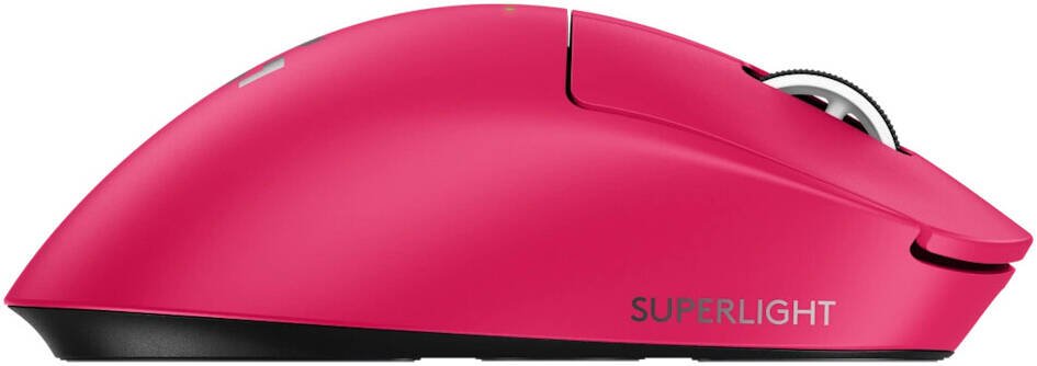 Logitech PRO X SUPERLIGHT 2 DEX LIGHTSPEED Wireless Gaming Mouse, Hero Sensor 2, 44000 DPI, Up To 8 kHz Polling Rate, Responsive Optical Precision, Up To 95 Hours Battery, Pink | 910-007371