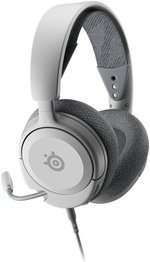 SteelSeries Arctis Nova 1P Multi-System Gaming Headset, Hi-Fi Drivers, 360Â° Spatial Audio, AirWeave Memory Foam Ear Cushions, Lightweight, PS5, PS4, PC, Xbox, White | 61612