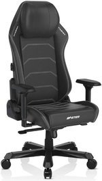 DXRacer 1238S Master Series Gaming Chair, Microfiber Leather, 4D Armrests, Multi-functional Tilt, 3" Casters, High Density Mold Shaping Foam, 220lbs Recommended Weight, Black | DMC-I238S-N-N1-A3 Model: DMC-I238S-N-N1-A3