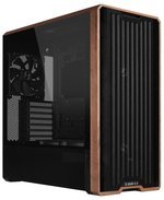 Lian Li LANCOOL 217 Genuine Walnut Wood Computer Case, Mid-Tower ATX PC Case with 5 Pre-Installed PWM Fans 2x170mm, 2x120mm & 1x140mm, Flexible PSU & Cable Installation - Black (LAN217X)