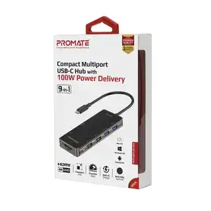 PROMATE USB-C HUB 9IN1 PRIMEHUB-GO