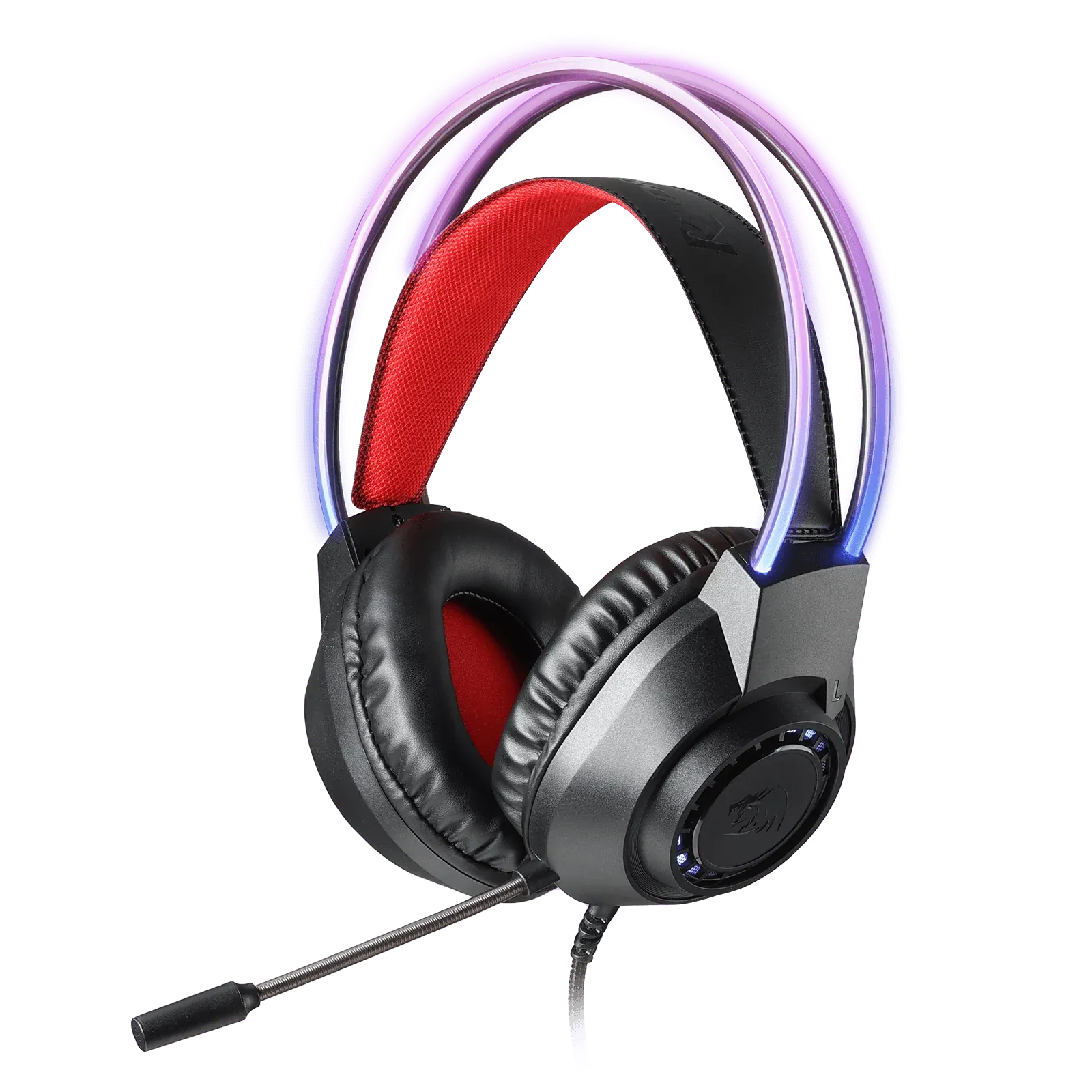 Redragon H231 Gaming Headset, RGB, 3.5mm+USB Connection, Black