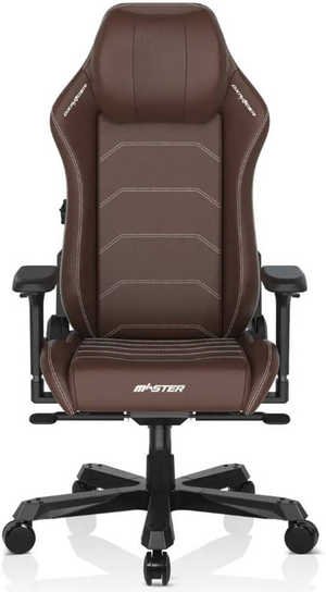 DXRacer 1238S Master Series Gaming Chair, Microfiber Leather, 4D Armrests, Multi-functional Tilt, 3" Casters, High Density Mold Shaping Foam, 220lbs Recommended Weight, Brown | DMC-I238S-C-A3