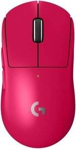 Logitech G Pro X Superlight 2 Lightspeed Wireless Gaming Mouse, Lightforce Hybrid Switches, HERO 2 Sensor with 32,000 DPI, 5 Prog Buttons, Up to 95H Battery Life, USB-C, PC & Mac, Pink | 910-006798