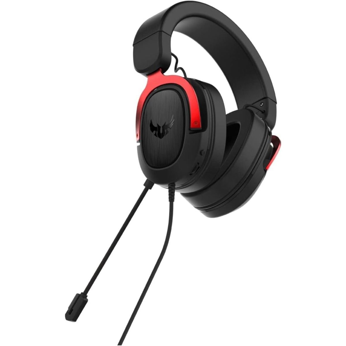 Asus H3 TUF Gaming Headset Red featuring 7.1 surround sound,deep bass,lightweight design,fast-cooling ear cushions 90YH02AR-B1UA00