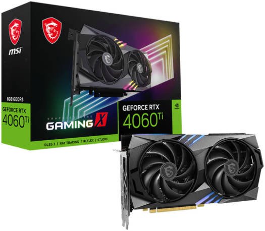 MSI GeForce RTX 4060 Ti Gaming X 16G VGA