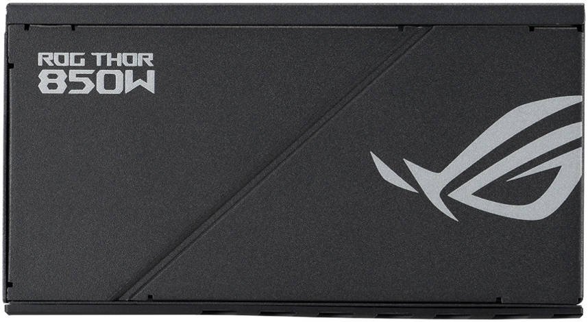 ASUS ROG THOR 850W Platinum II Fully Modular Power Supply, 80 Plus Platinum,135mm Wing-blade Fan with PWM Control, ROG Heatsinks, OLED Display, Aura Sync, Low-ESR Capacitors | 90YE00L2-BONAOO