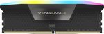 Corsair Vengeance RGB 32GB (2x16GB) DDR5 Memory Kit, 6000MHz Tested Speed, 40-40-40-77 Speed Latency, Intel XMP 3.0 Profiles, Aluminum Heat Spreader, Black | CMH32GX5M2E6000C36