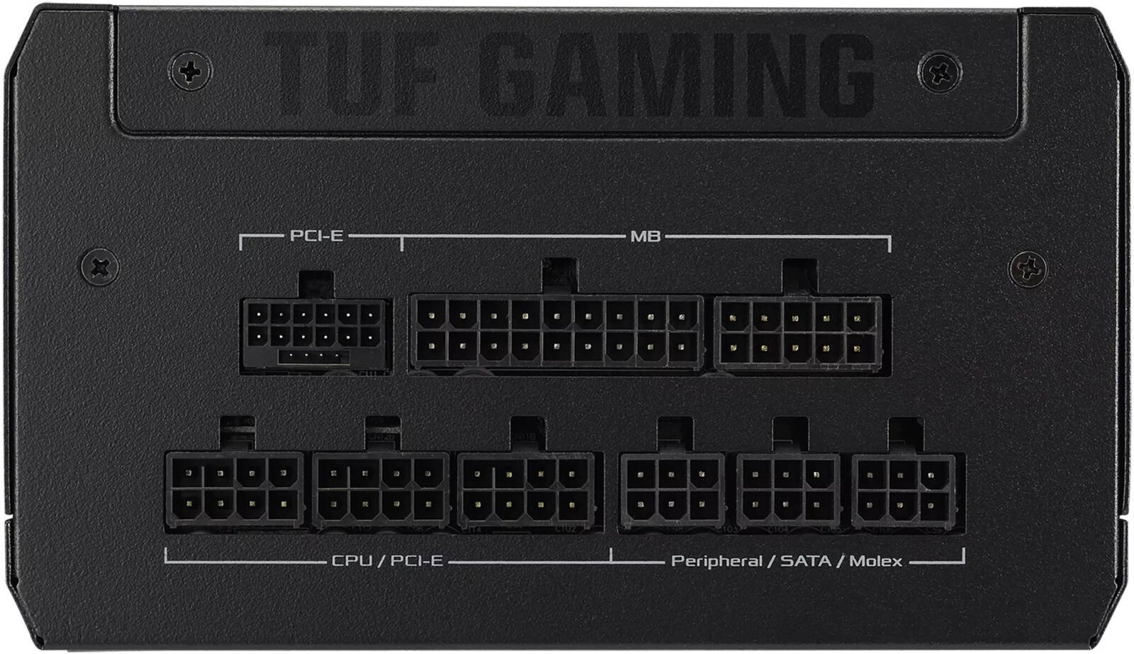 ASUS TUF Gaming 750W Fully Modular Power Supply, 80 PLUS Gold Efficiency, Active PFC, ATX12V Form Factor, Dual Ball Fan Bearings, Axial-Tech Fan Design, Black | 90YE00S3-B0NA00
