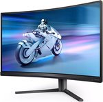 Philips Evnia 5000 Gaming Curved Monitor, 27" QHD VA LCD Display, Up to 240Hz Refresh Rate, 0.5ms (MPRT) Response Time, AMD FreeSync Premium Pro Technology, SmartImage Game, Black | 27M2C5500W/00
